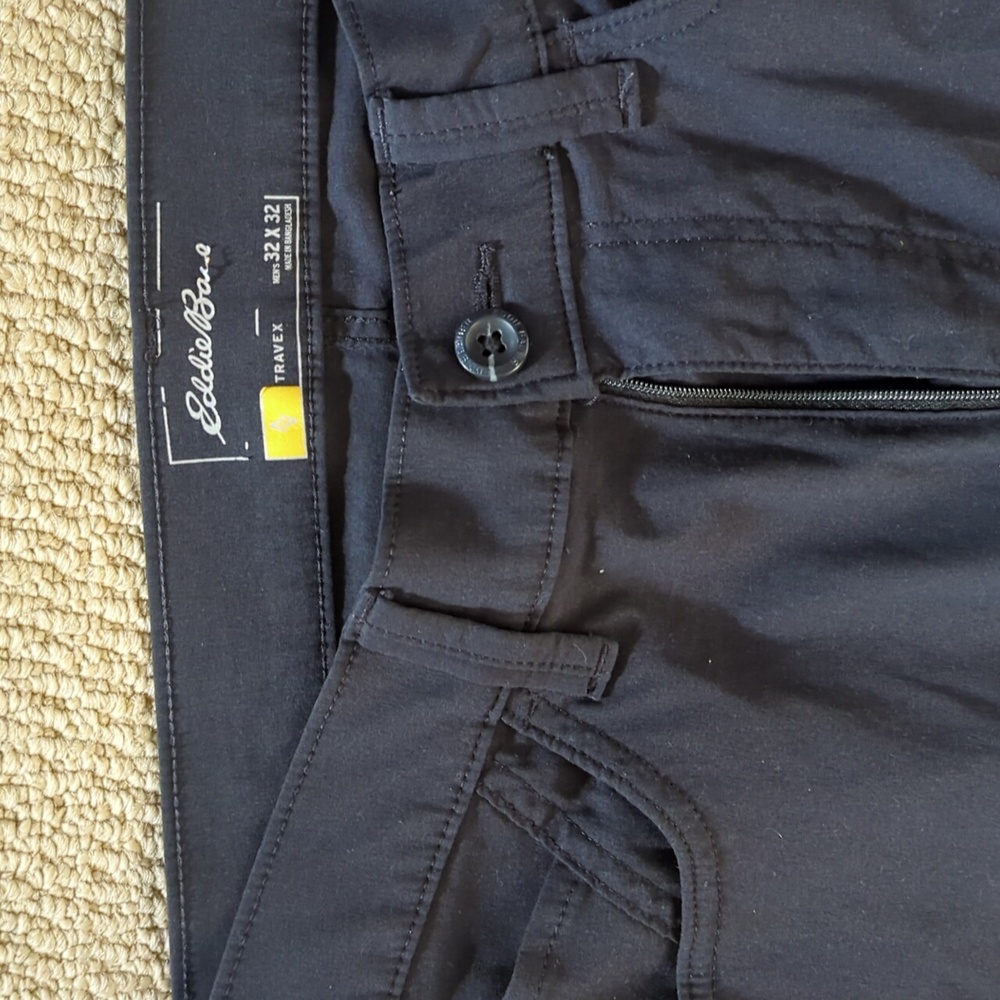 Eddie Bauer 32x32 Travex Black Pants